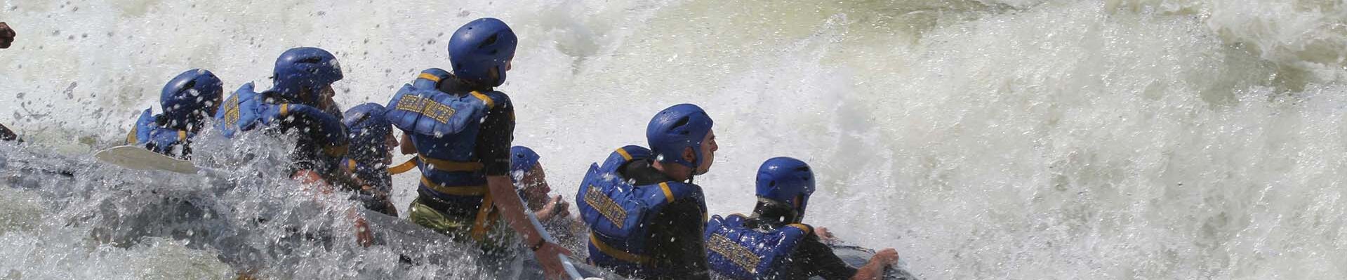 white water rafting in Victoria Falls